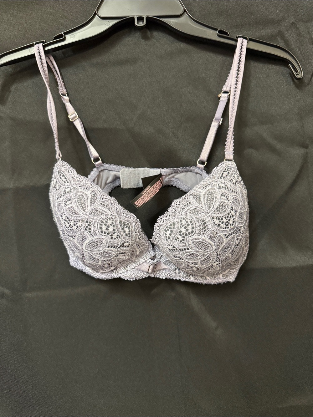 Victoria's Secret Lavender Lace Push-Up Bra